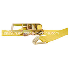 3′′ Ratchet Strap / Lashing Strap / 100% Polyester Cargo Control Strap with Wire Hook